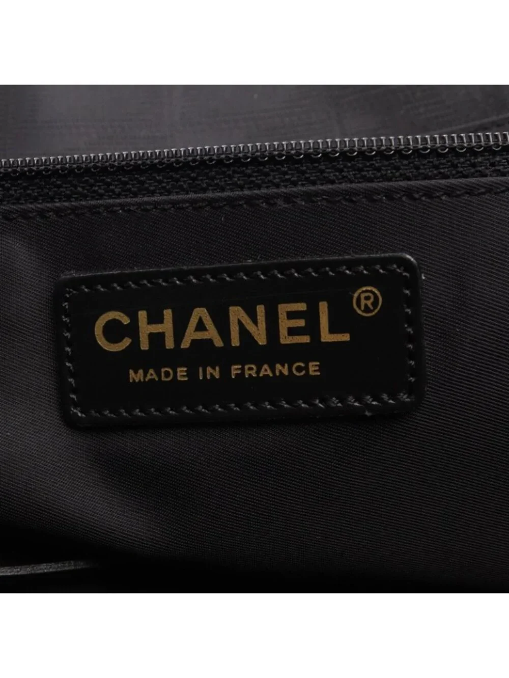 Chanel Tote New Travel Line MM Black Leather MM